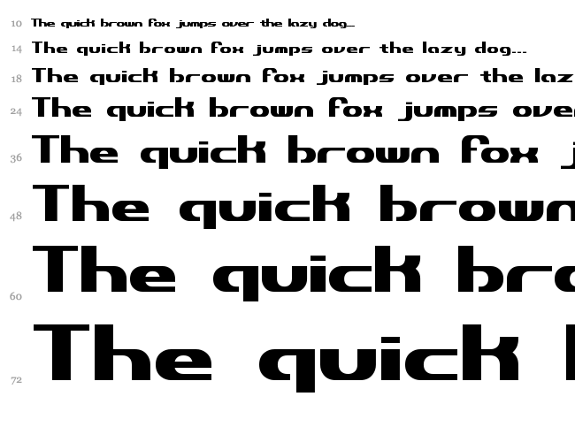 Dynamic font waterfall