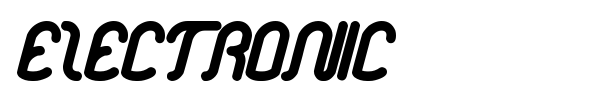Electronic font