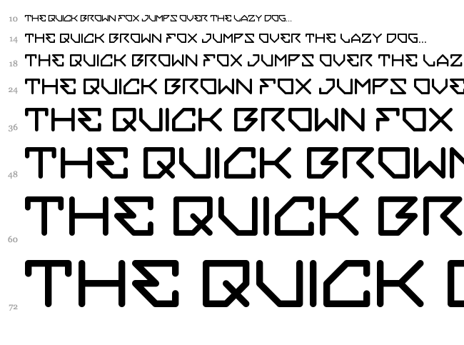 Embezzler font waterfall