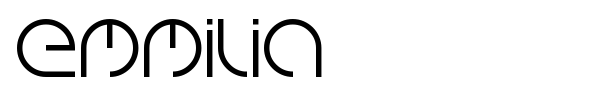 Emmilia font