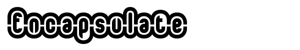 Encapsulate font