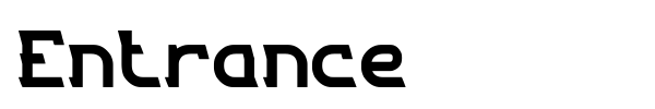Entrance font