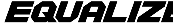 Equalize font