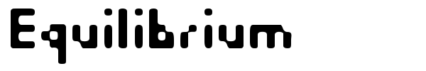 Equilibrium font