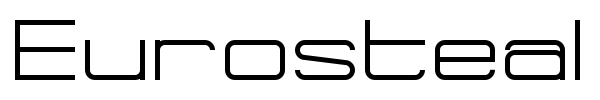 Eurosteal font preview