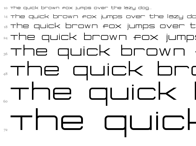 Eurosteal font waterfall