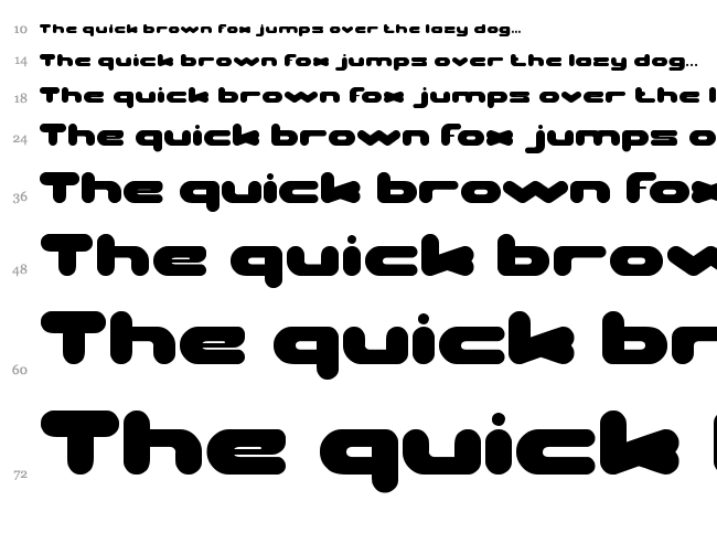 Evergreen font waterfall