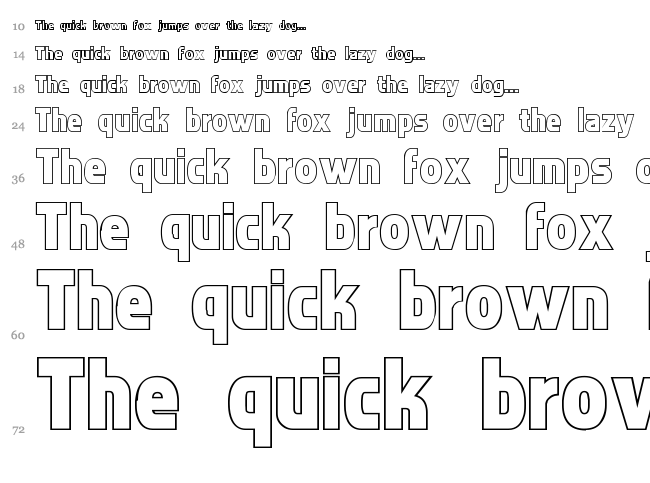 Faktos font waterfall