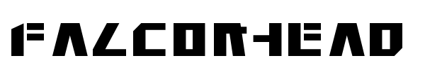 Falconhead font preview