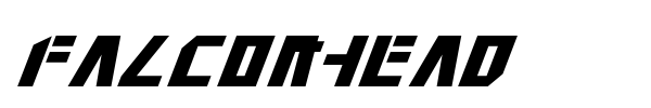Falconhead font preview