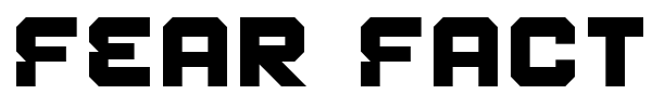 Fear Factor font