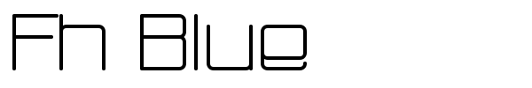 Fh Blue font