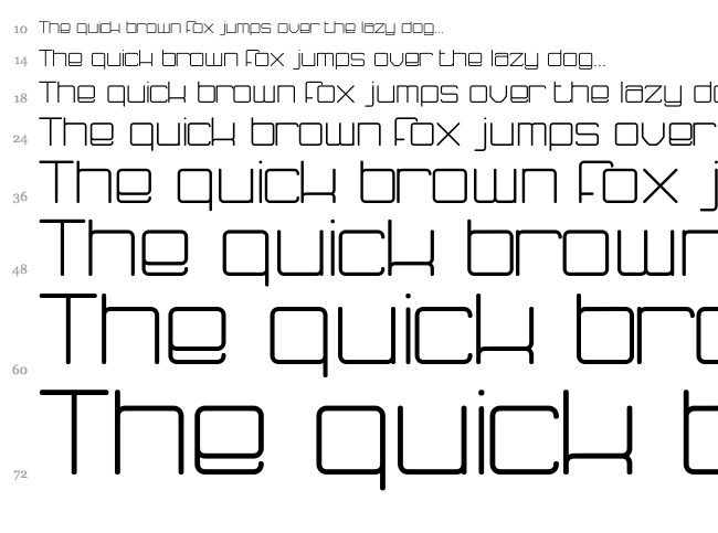 Fh Blue font waterfall