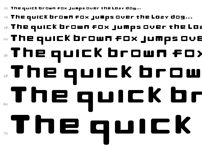 Finger Maniac font waterfall