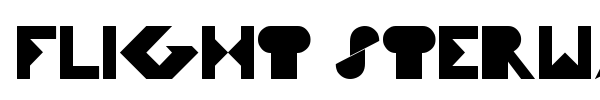 Flight Sterwadess font