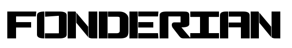 Fonderian font preview
