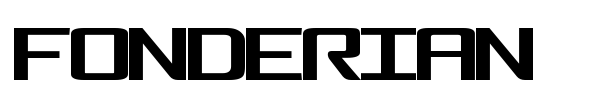 Fonderian font preview