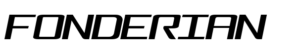 Fonderian font preview