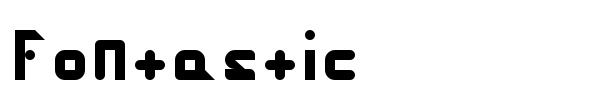 Fontastic font