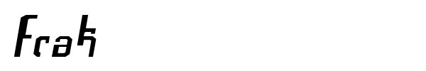 Frak font