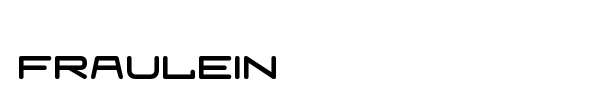 Fraulein font