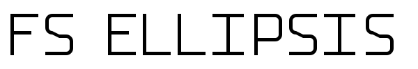 FS Ellipsis font