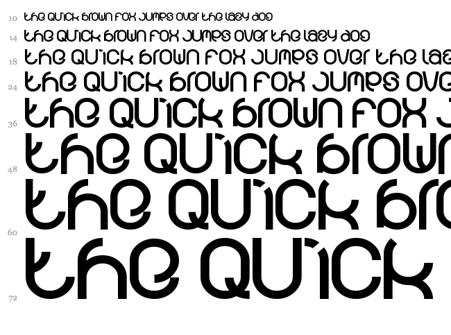 Funrecord font waterfall