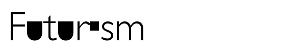 Futurism font