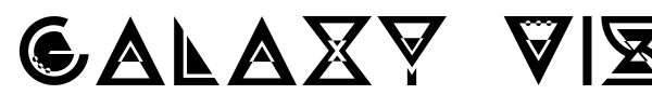 Galaxy Visitors font
