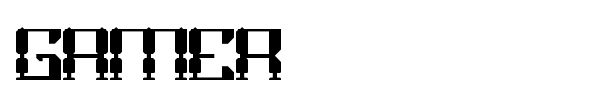 Gamer font