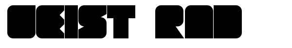 Geist Rnd font