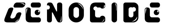 Genocide Rmx font