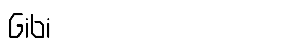 Gibi font