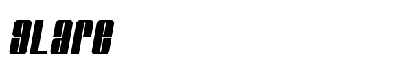 Glare font