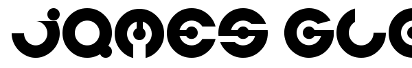 James Glover font