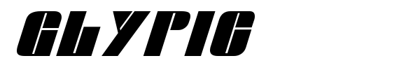 Glypic font