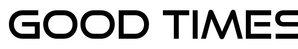 Good Times font