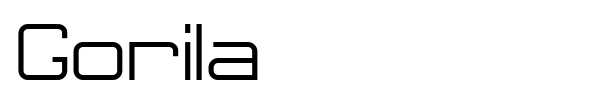 Gorila font