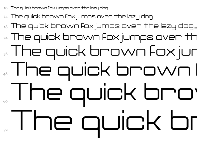Gorila font waterfall