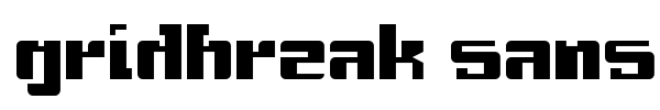 Gridbreak Sans font