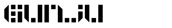 Gunju font