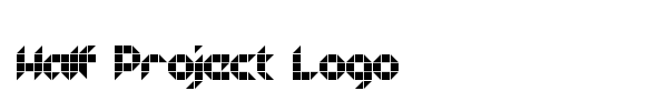 Half Project Logo font