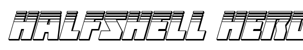 Halfshell Hero font