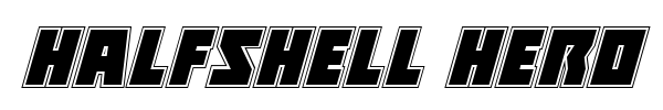 Halfshell Hero font preview