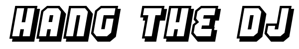 Hang the DJ font