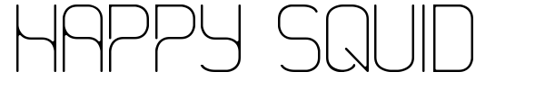 Happy Squid font