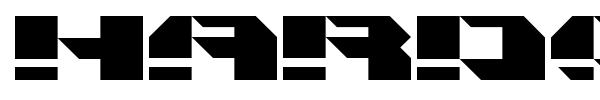 Hardcore font