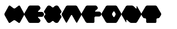 Hexafont font