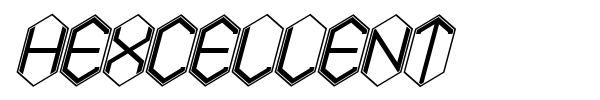 Hexcellent font