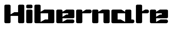 Hibernate font